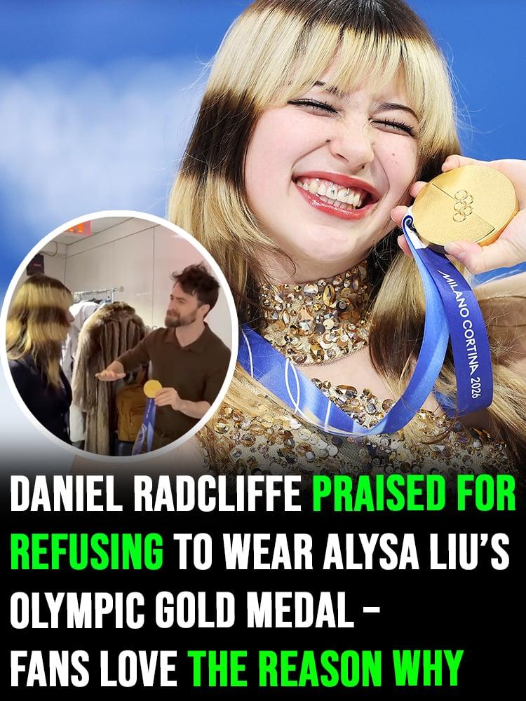 When Alysa Liu Offered Her Gold Medal, Daniel Radcliffe Refused to Wear It 11