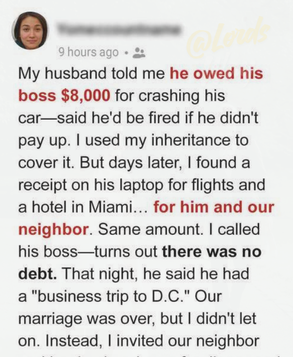 I Sent Him $8,000 to Save His Job… Then Found the Truth 6