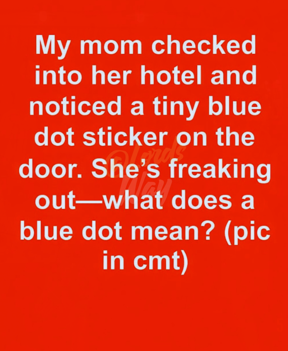 The Truth About That Mysterious Blue Sticker on Your Hotel Door 8