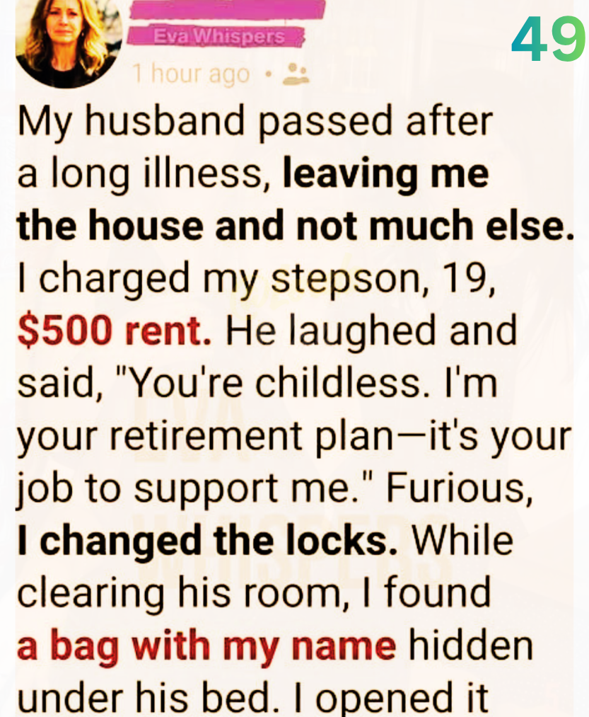 I Changed the Locks on My Stepson—Then I Found What He Was Hiding Under His Bed 2
